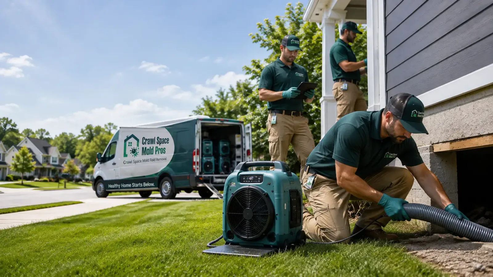 Crawl Space Mold Removal in Rising City, NE